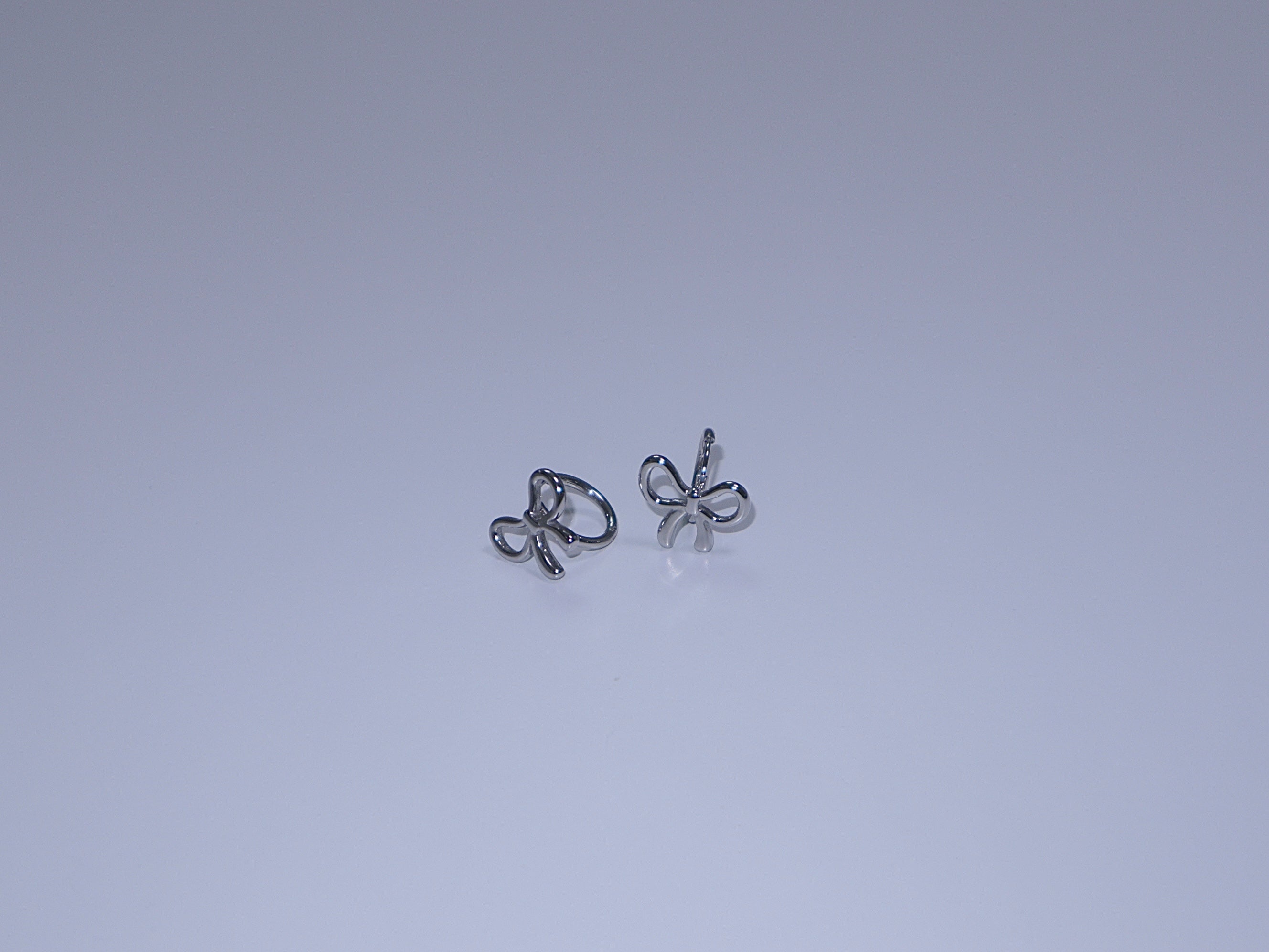 All surgical steel ribbon ring earrings