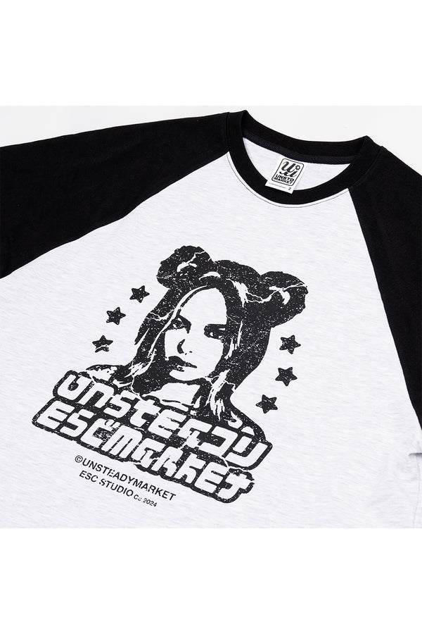 Raglan LongSleeve T-shirts_Black
