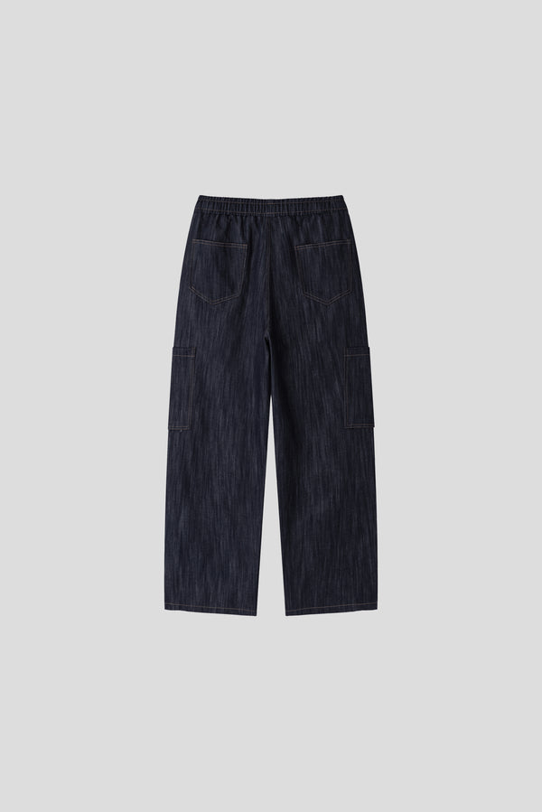 Stitch cargo banding pants