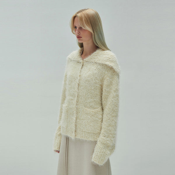 SAILOR KNIT CARDIGAN (lemon)