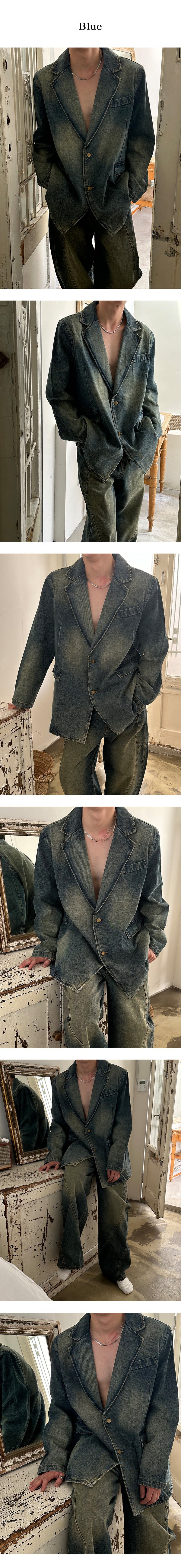 [F/W] Mar over denim blazer