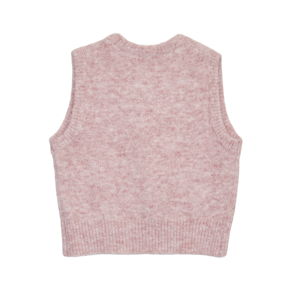 FLUFFY KNIT VEST (2 COLORS)