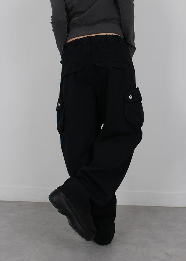 CURVE CARGO WIDE PANTS