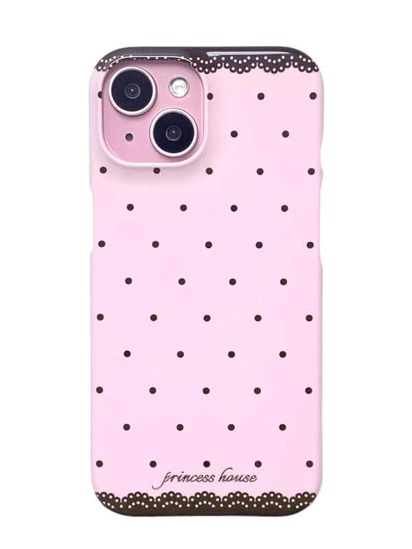 strawberry chocolate phone case - hard