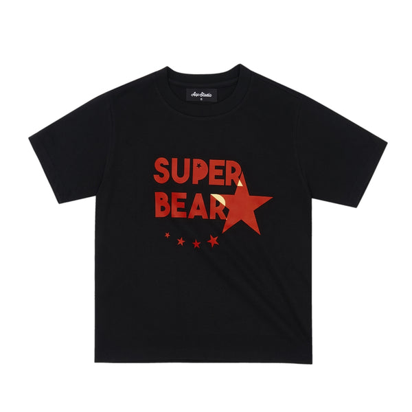 SUPER BEAR CROP T SHIRTS