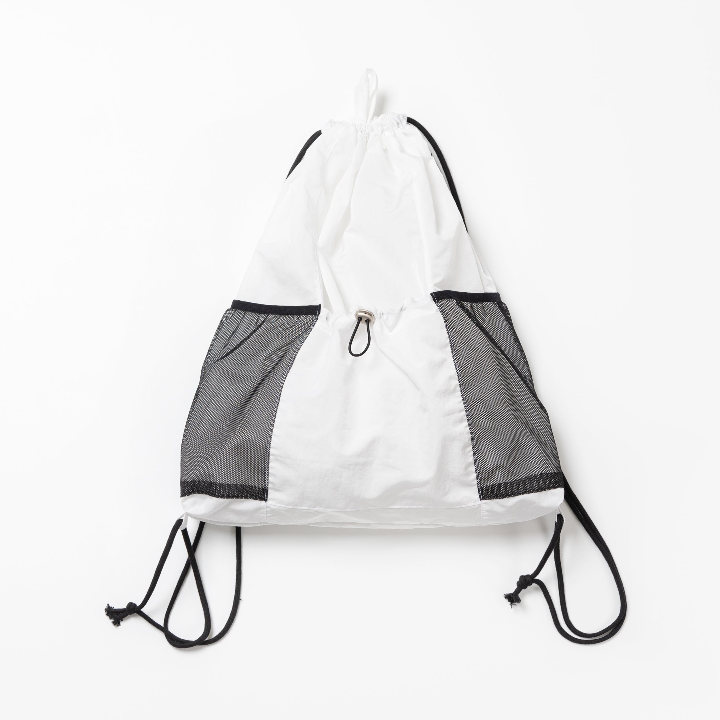 NYLON GYM SACK(WHITE)