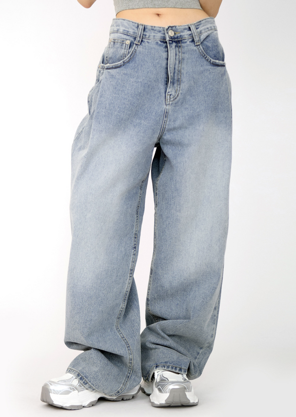 Cloud Wide Denim Pants(2colors)