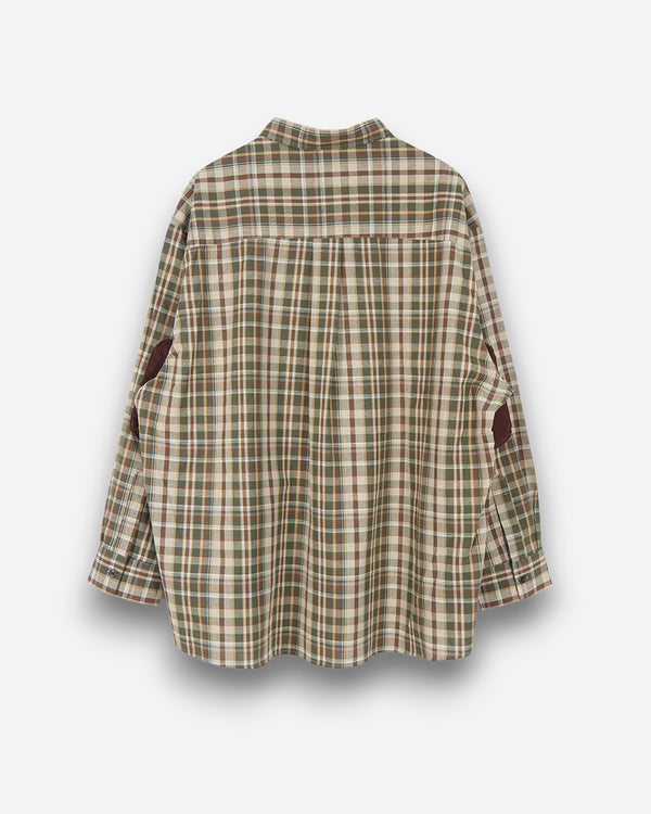 Elbow Patch Check Shirt