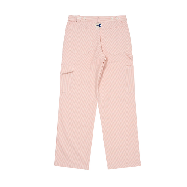 STRIPE CARGO PANTS_PINK