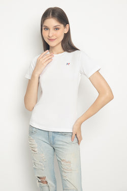 MON AKITA - Flo Women T-shirt White