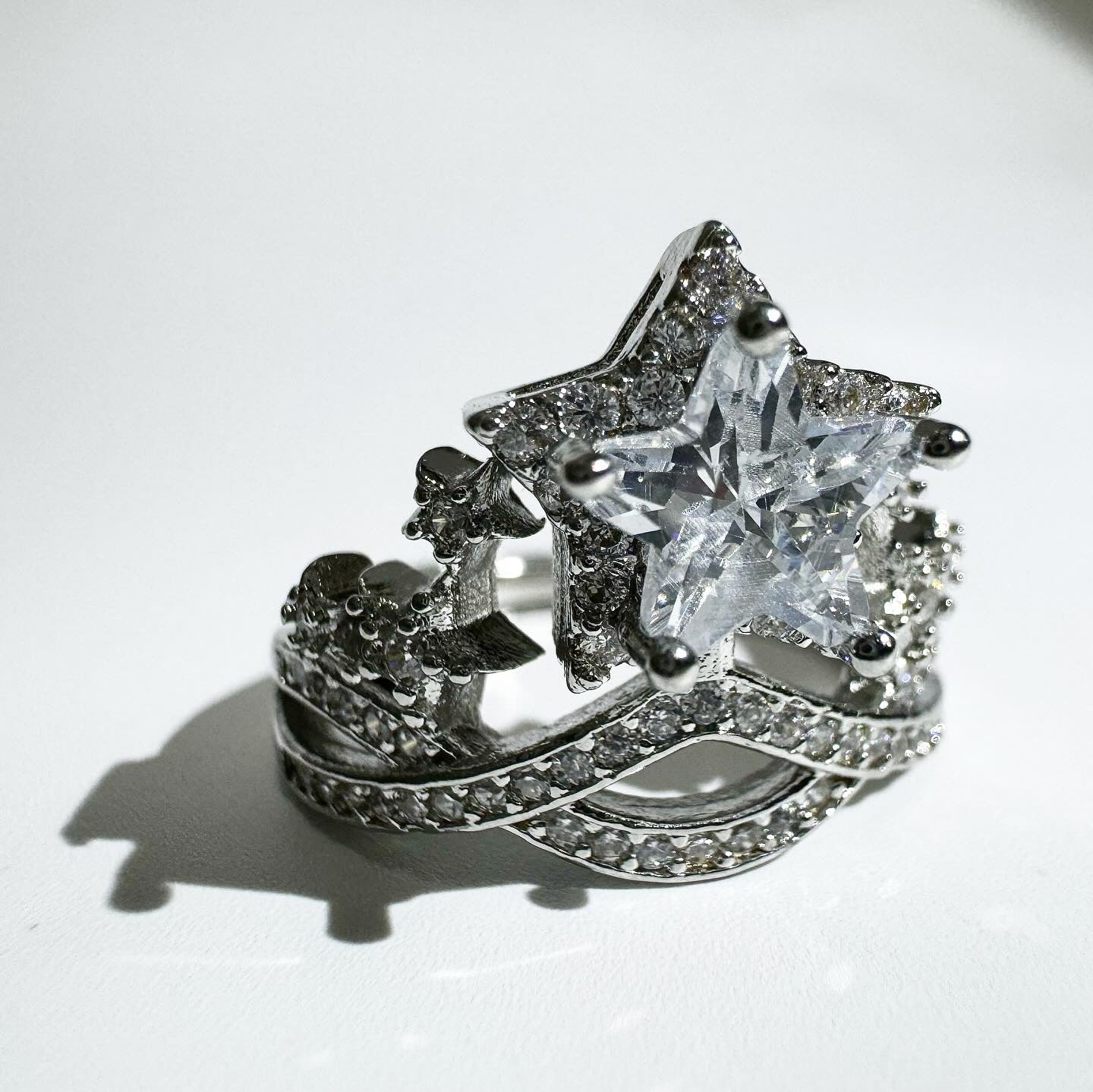 Big star crown ring (2color)