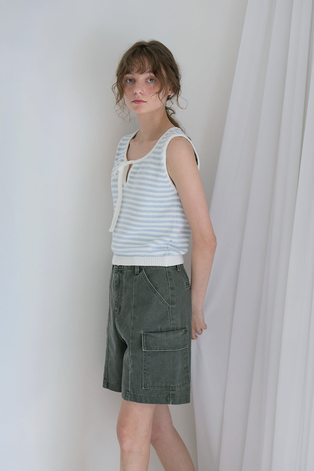 Kale half pants_khaki