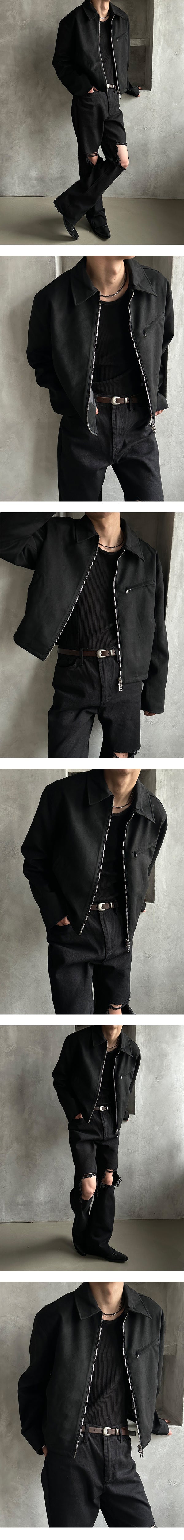 [F/W] Suede crop jacket (2color)