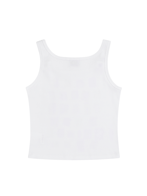 1/2 STICKERPACK SUSPENDERS SLEEVELESS (WHITE)