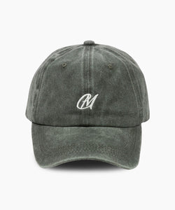 EM LOGO BASE BALL CAP in Charcoal