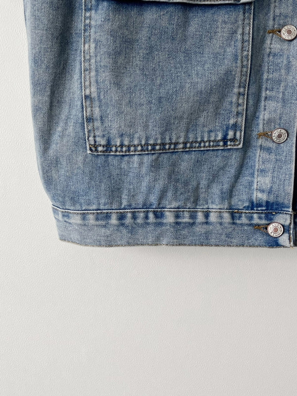 Heater denim vest 