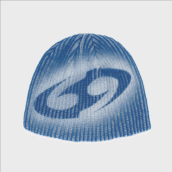 SYMBOL LOGO SPRAY WASHED BEANIE_BL