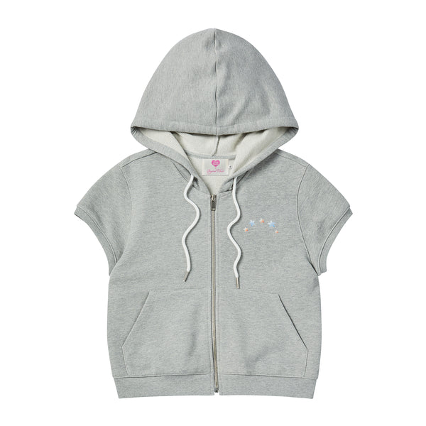 [WOMEN'S EDITION] NEW APOLLO CARE BEARS CROP HOOD ZIP UP GRAY