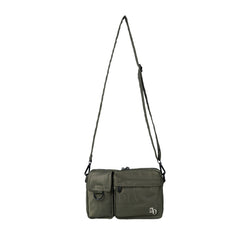 24FW SYMBOL RIVET MULTI POKET CROSS BAG KHAKI