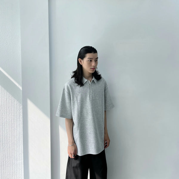 カーブライン半袖ポロシャツ