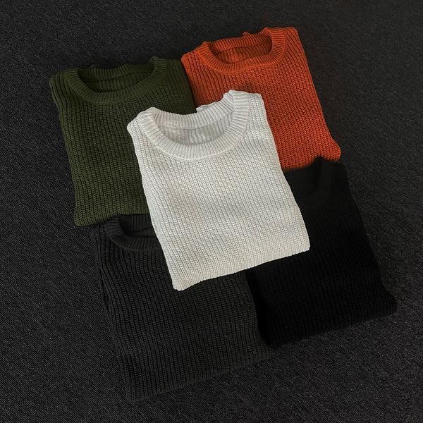 Oversized Fit Round Knitwear (5 colors/DP757428102425)