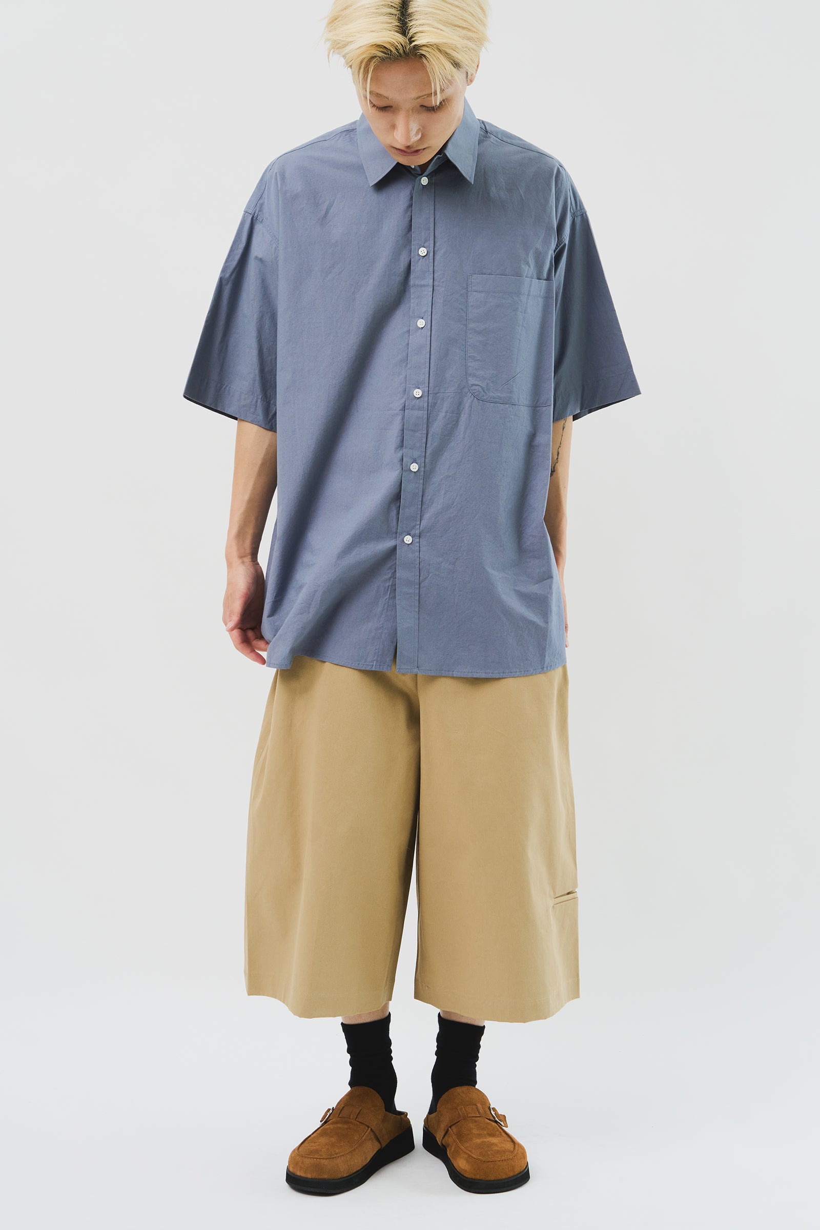 Parp Half Boxy Shirt (4color)