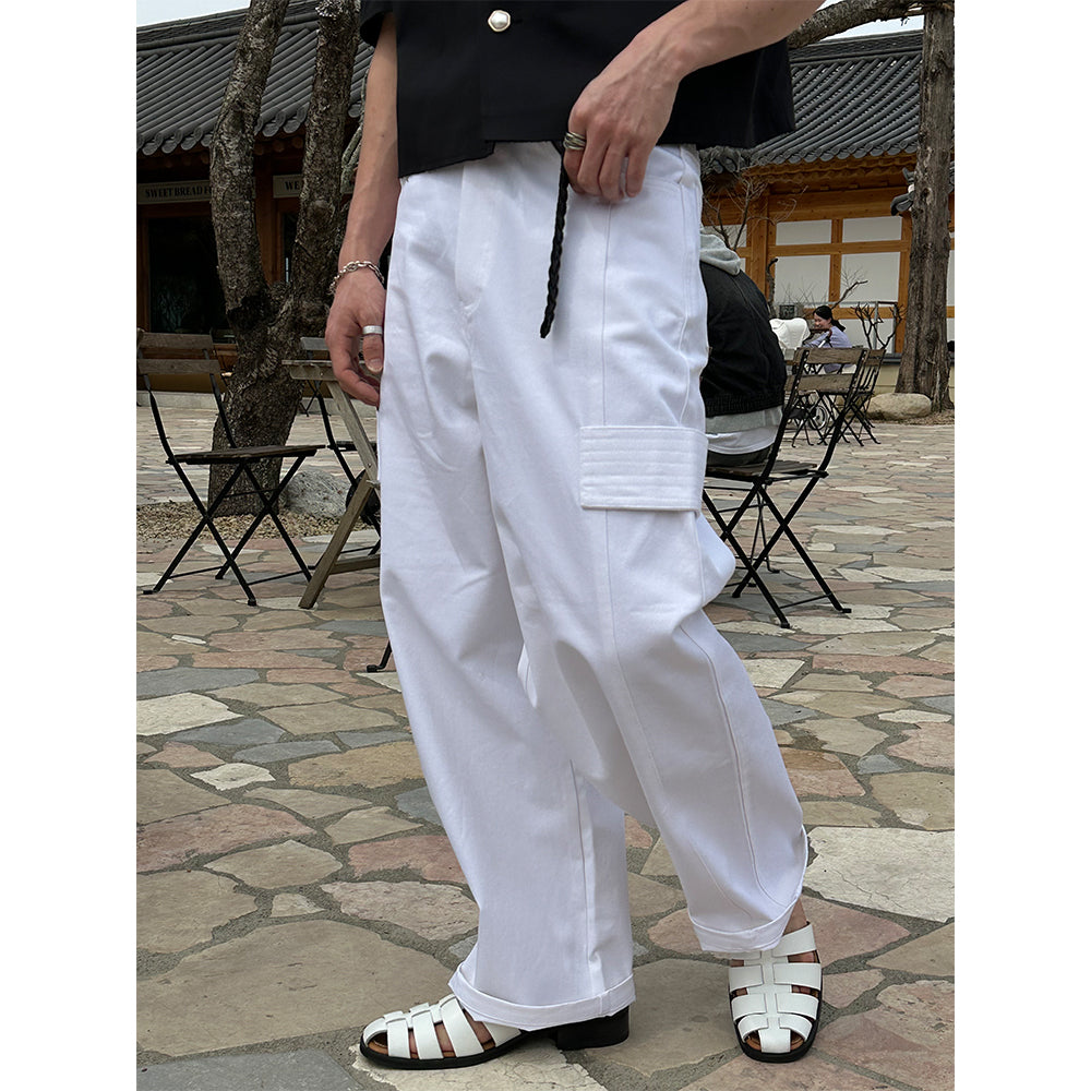 [Unisex] Carpender coating  wide  pants(2color)