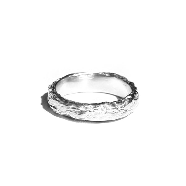 TEXTURE OF WAVE RING 002 (SILVER)