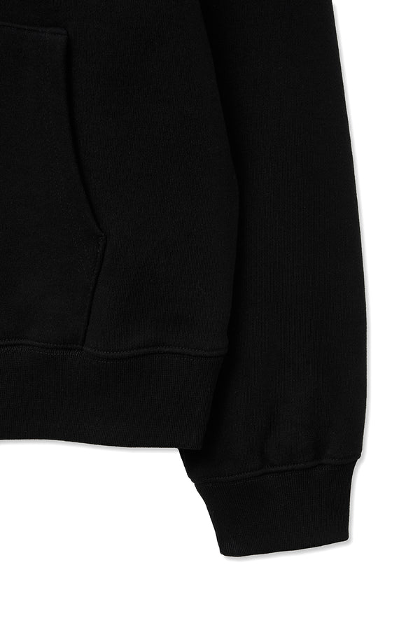 Punch Hole Hoodie_Black