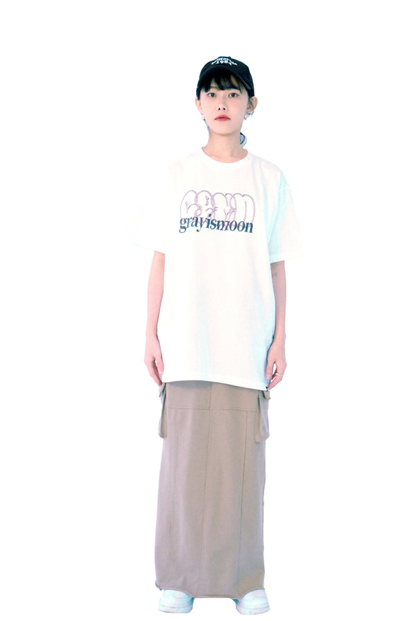 GRAYISMOON CHAIN LOGO T-SHIRT