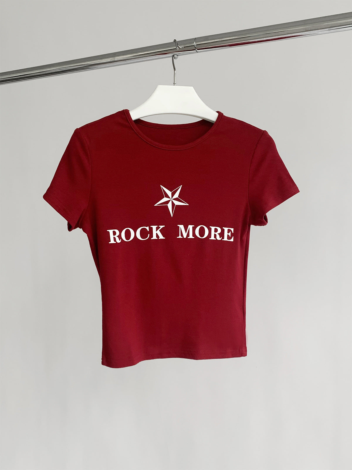 Rockstar Red Round Short Sleeve Tee