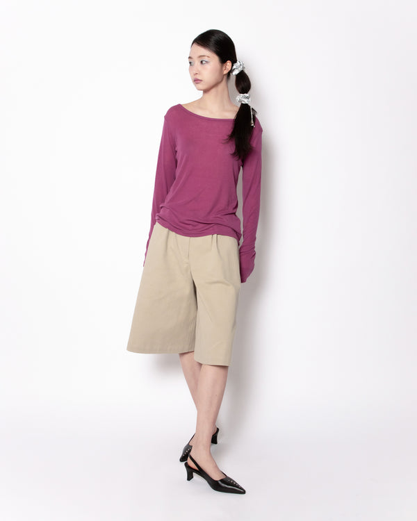 SOFT LAYERED TOP (PLUM)