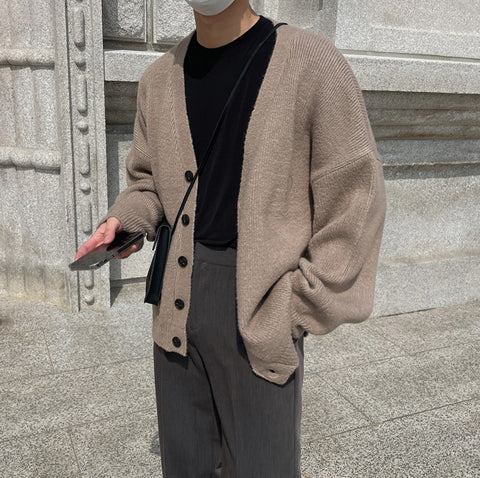 BigCheckCardigan 韓国　ファッション