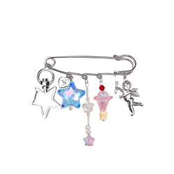 Sweet Angel Safety Pin Keyring