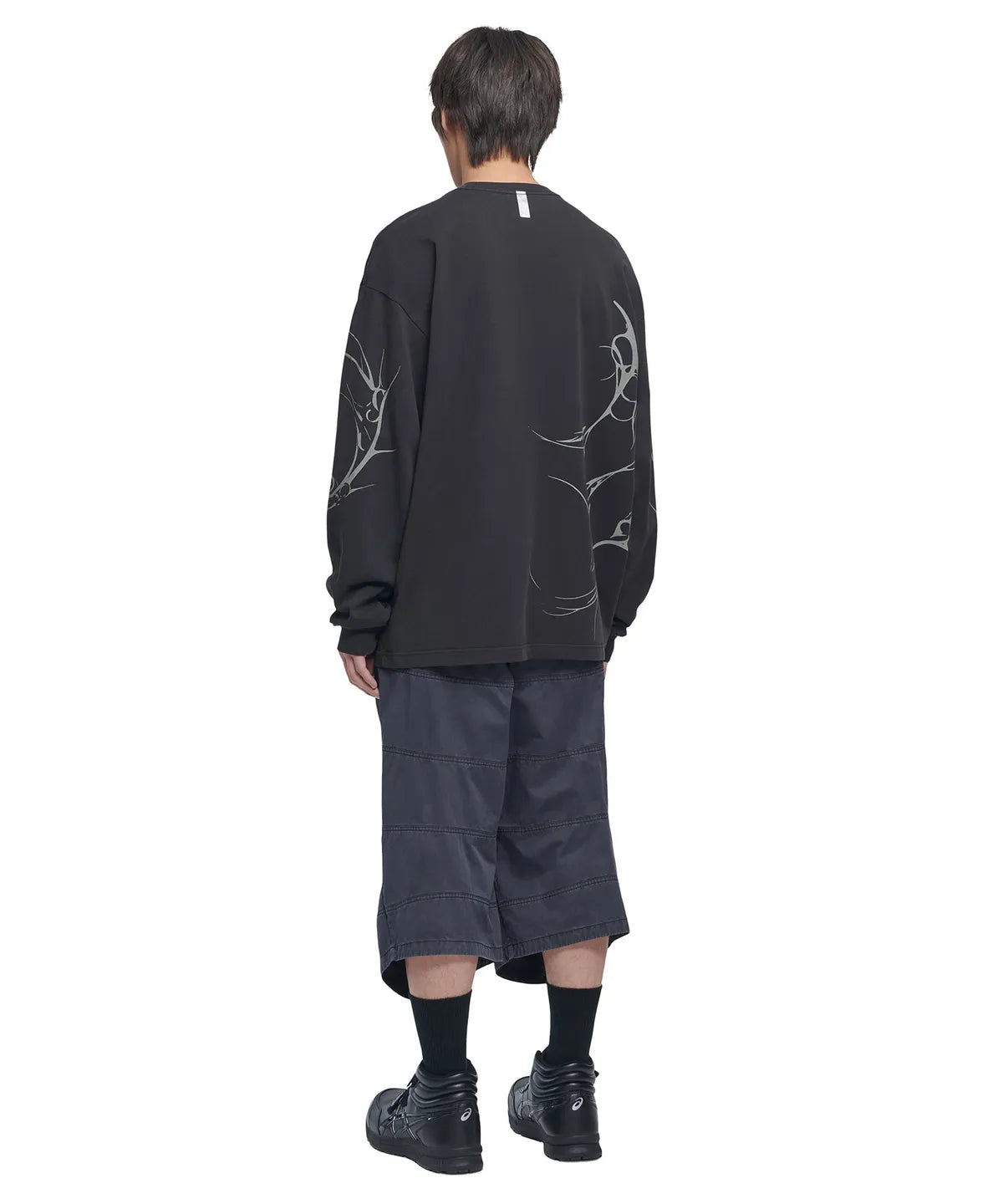 HIGH NECK HAIRY KNIT ZIP-UP - GRAIN - nomanual | 60% - Asian