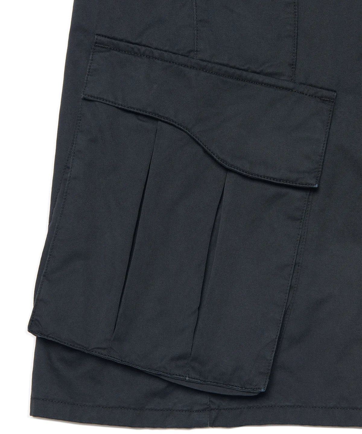 SHIELD DENIM BERMUDA PANTS - WASHED BLACK - nomanual | 60