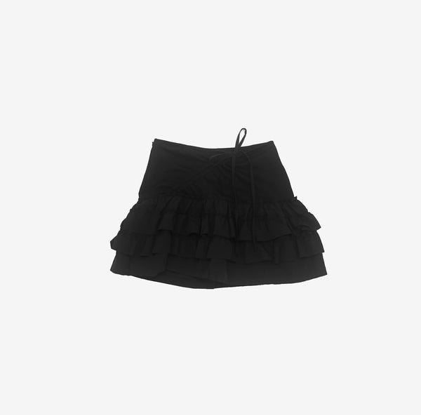 [NONCODE] Keane Shirring String Can Can Skirt