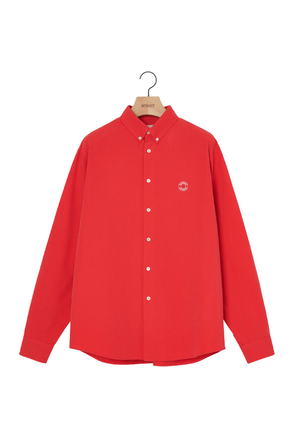 LOGO OXFORD SHIRT RED