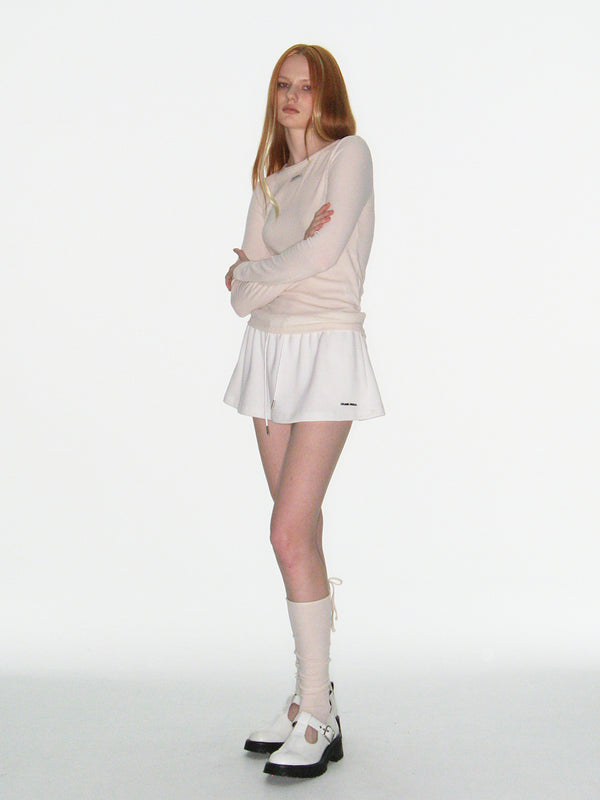 BASIC KNIT LONG SLEEVE TOP_IVORY