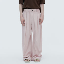 UNISEX TWO TUCK CHINO PANTS RESORT-PINK