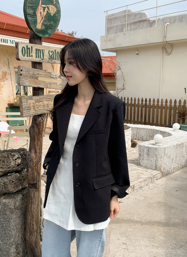 [SHOPPERMADE] Spring Classic Tailored Jacket (3color)