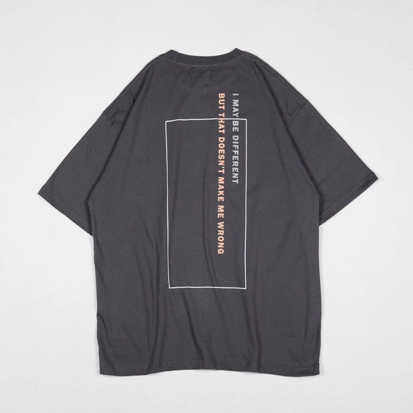 FAITH FADE - Diversity オーバーサイズTシャツ (ダークグレー)