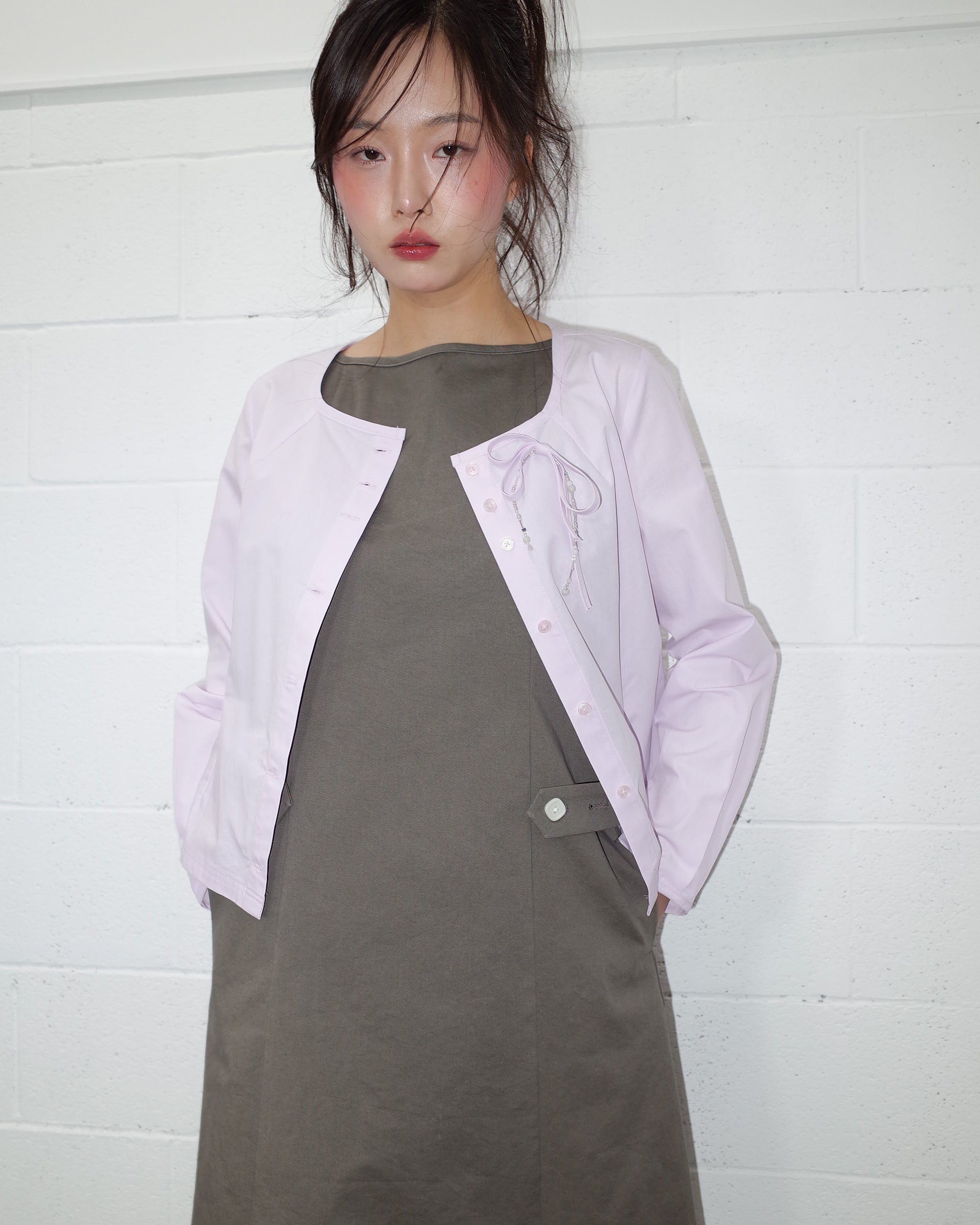 U NECK SHIRT (LAVENDER)