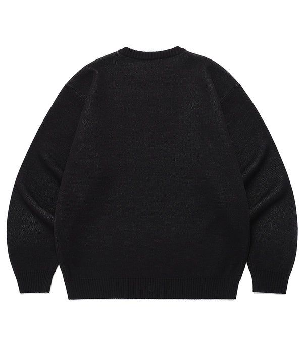 MEGA CYCLONE KNIT SWEATER BLACK(CV2EFUK601A)