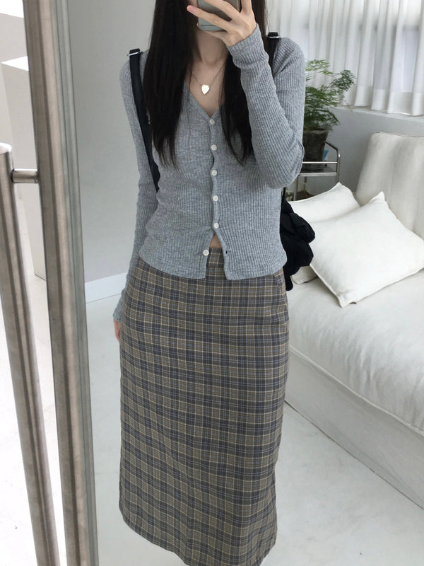 Ivy Checkered Skirt (one color)