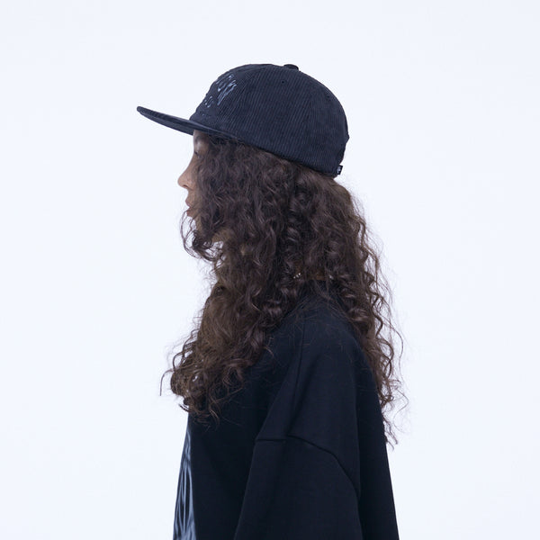 Illusion Corduroy Cap Black