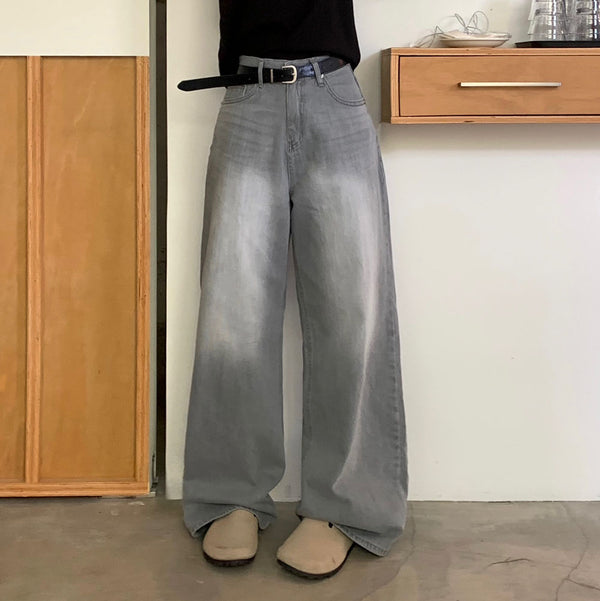 [BELLIDE MADE] Aqua New Version Denim Wide Pants