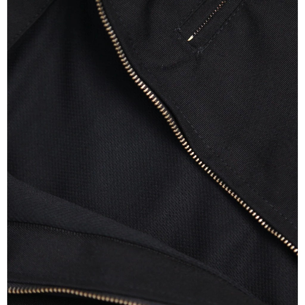 DALLAS | CROOZ SUPER HEAVYWEIGHT DUCK CANVAS WORK JACKET | BLACK