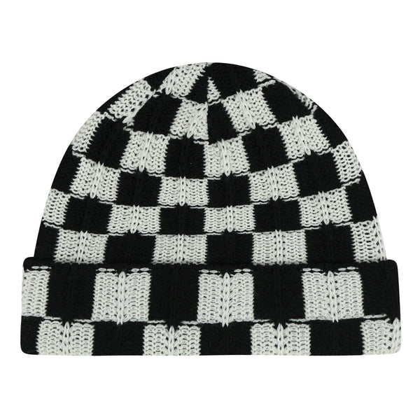 CHECKERBOARD BEANIE