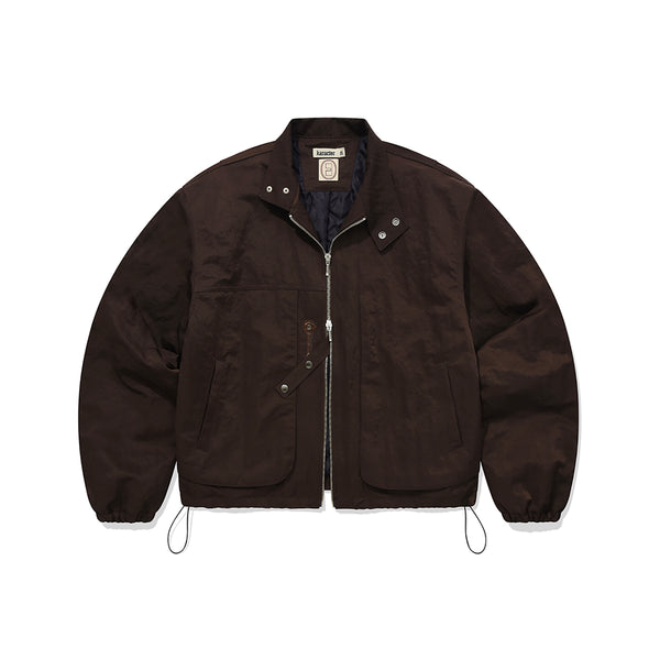 Harrington blouson jacket / Brown